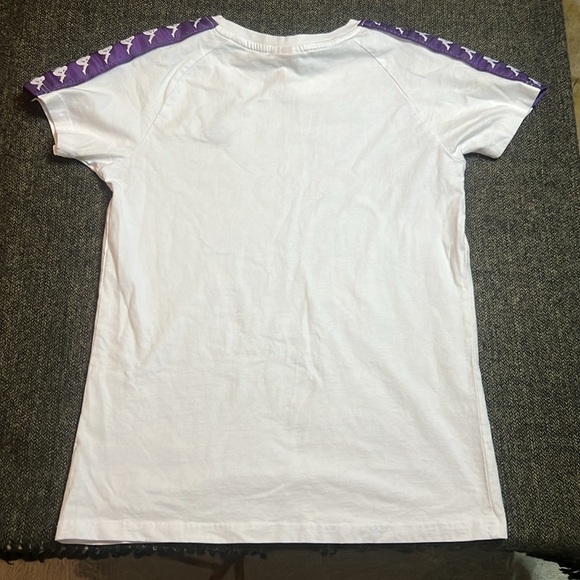 Kappa White and Purple T-Shirt sz L - Picture 8 of 8